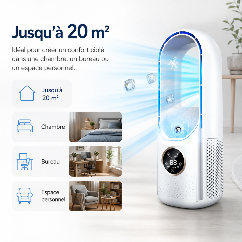 Silent Portable Air Conditioner Without Blades 2025 – Stay Cool and Comfortable This Summer, Wherever You Are