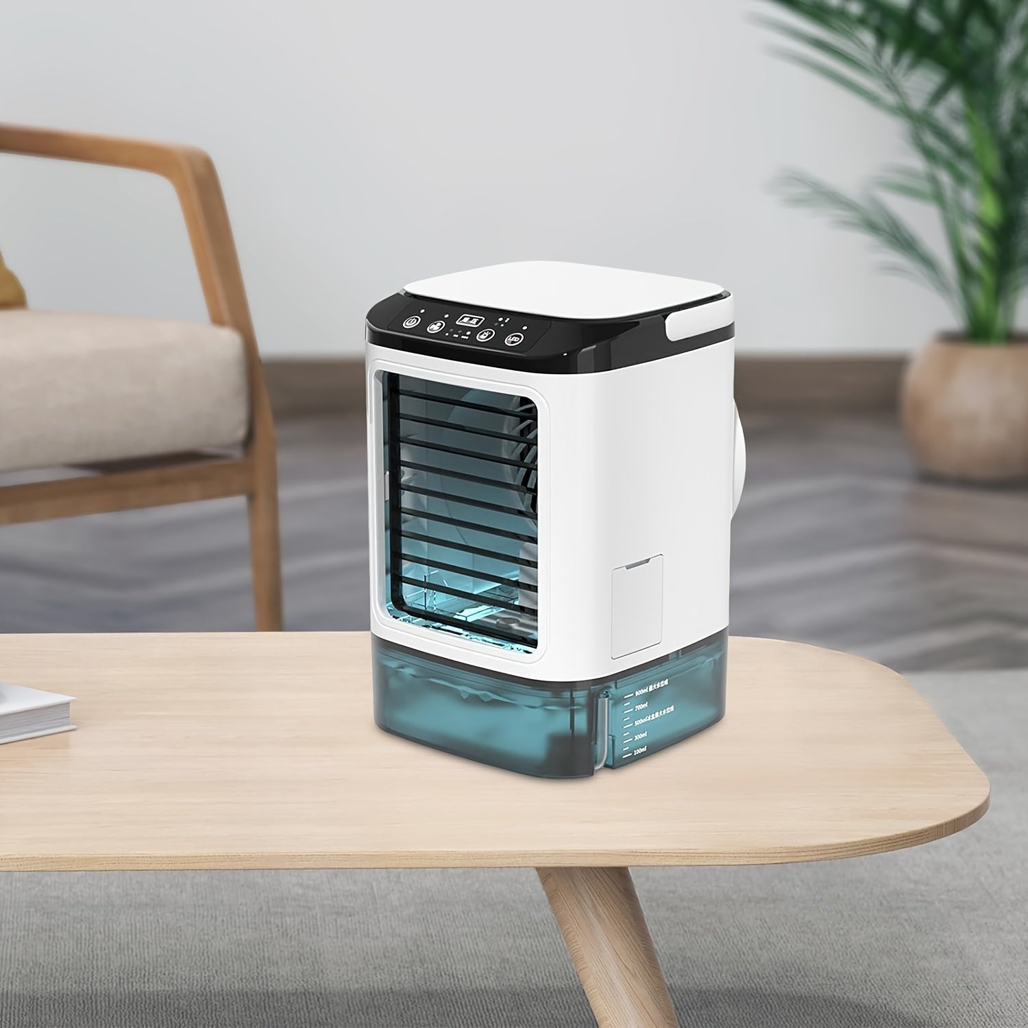 Portable Mini Air Conditioner Water-Cooled – USB Powered with Large Reservoir