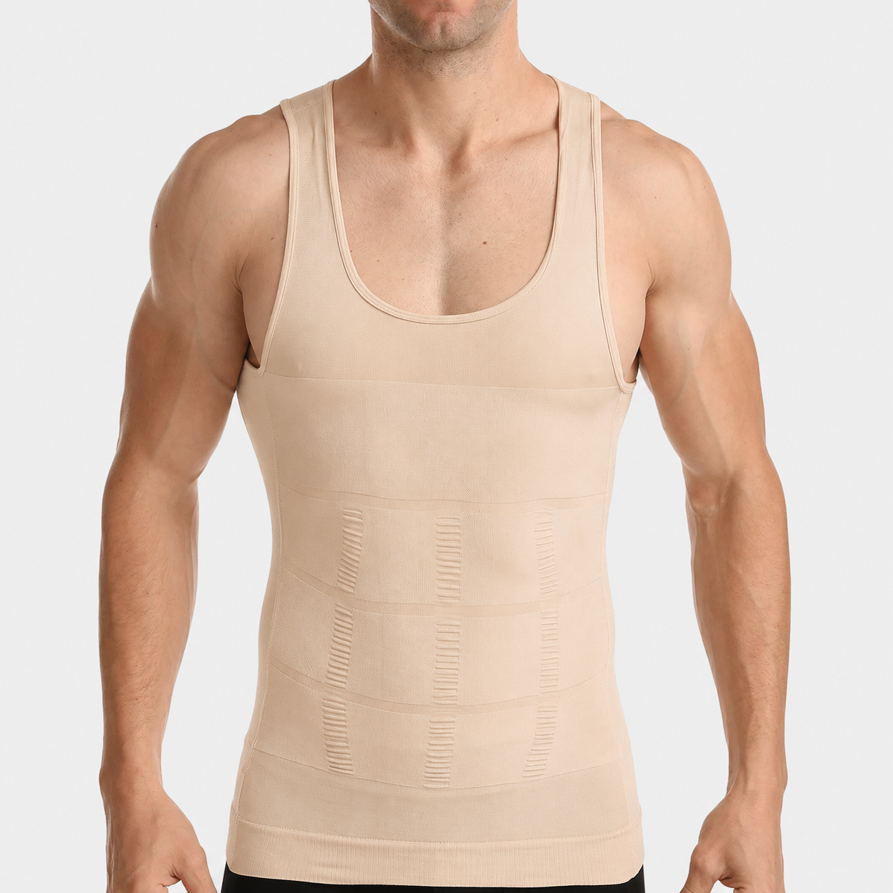 Men's Compression Tank Top for Support and Body Shaping