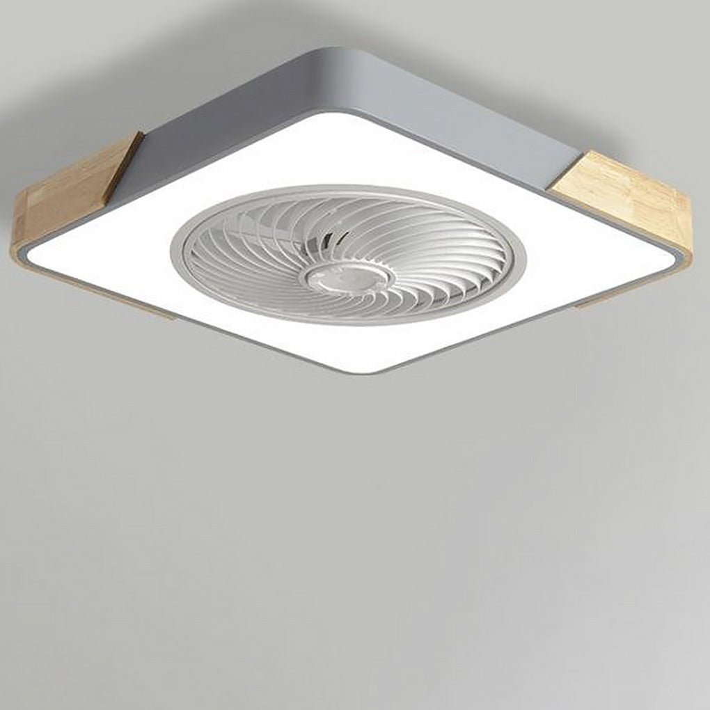 Modern Frameless LED Ceiling Fan – Elegant and Quiet Cooling with Remote Control