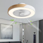Modern Frameless LED Ceiling Fan – Elegant and Quiet Cooling with Remote Control