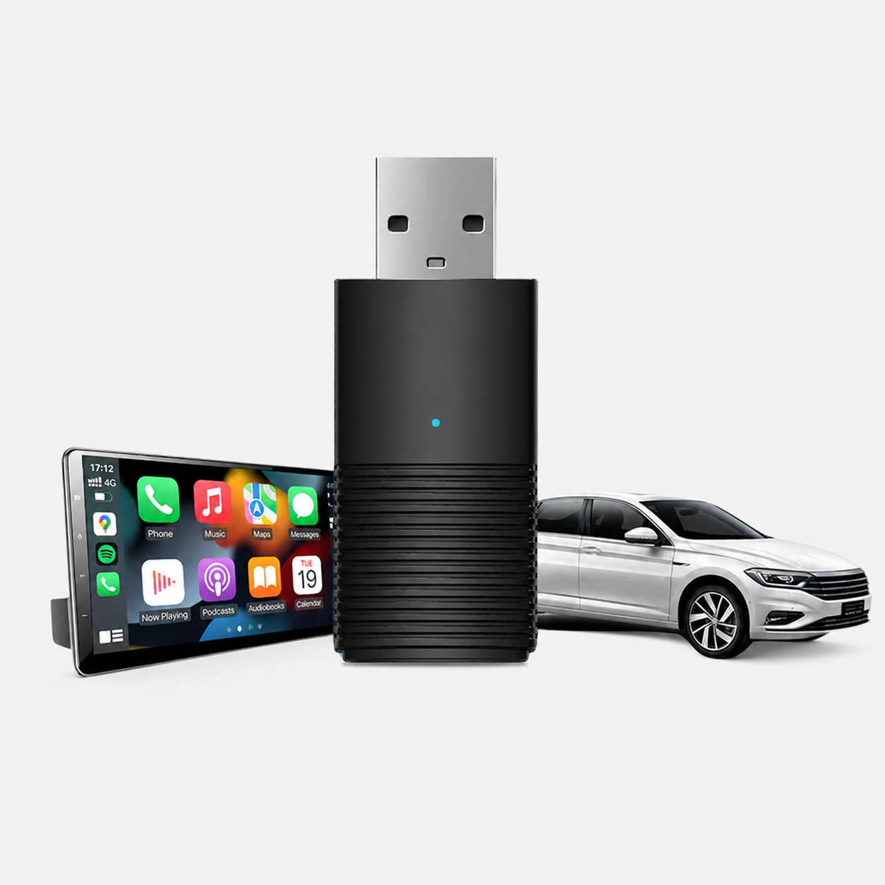 Wireless Apple CarPlay and Android Auto Adapter