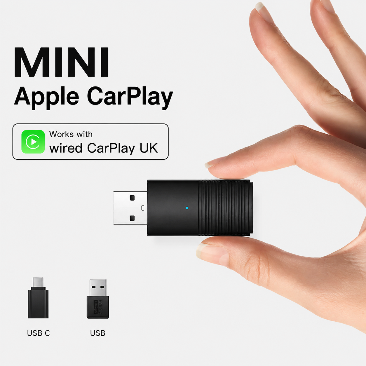 Wireless Apple CarPlay and Android Auto Adapter