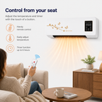 Mini Air Circulator Wall Mounted Heater