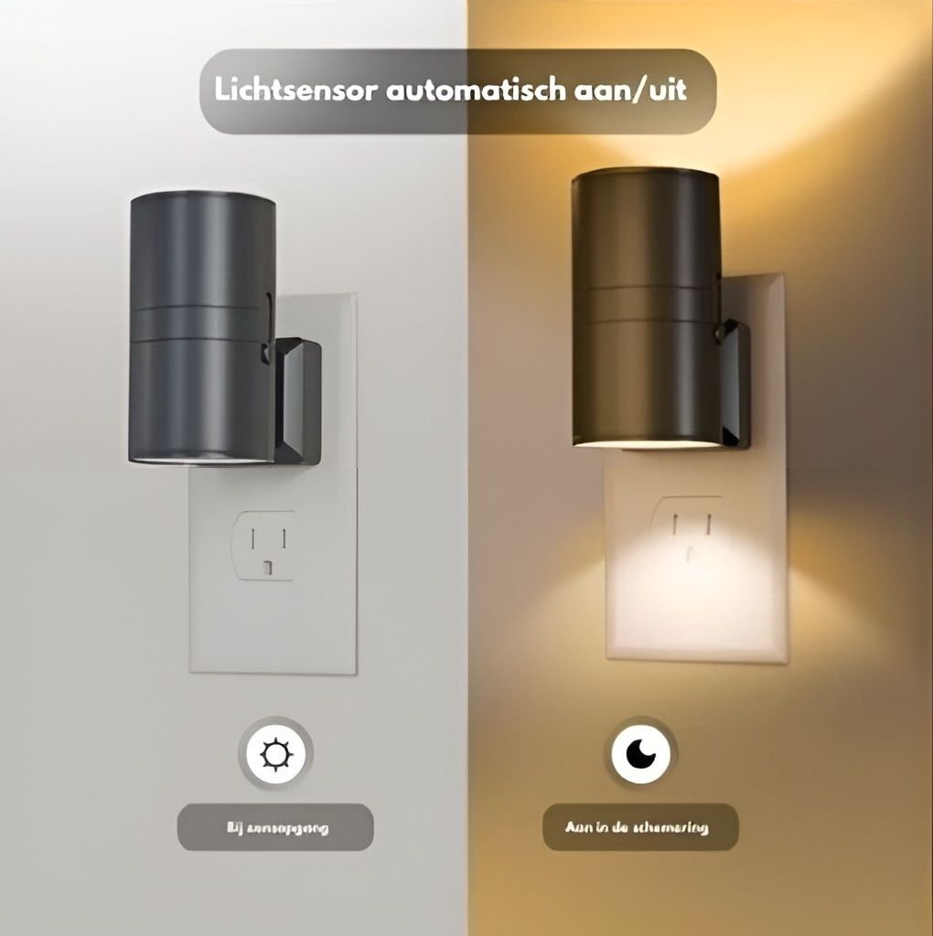 SoftGlow Wall Lamp | Adjustable Dim Light with Sensor