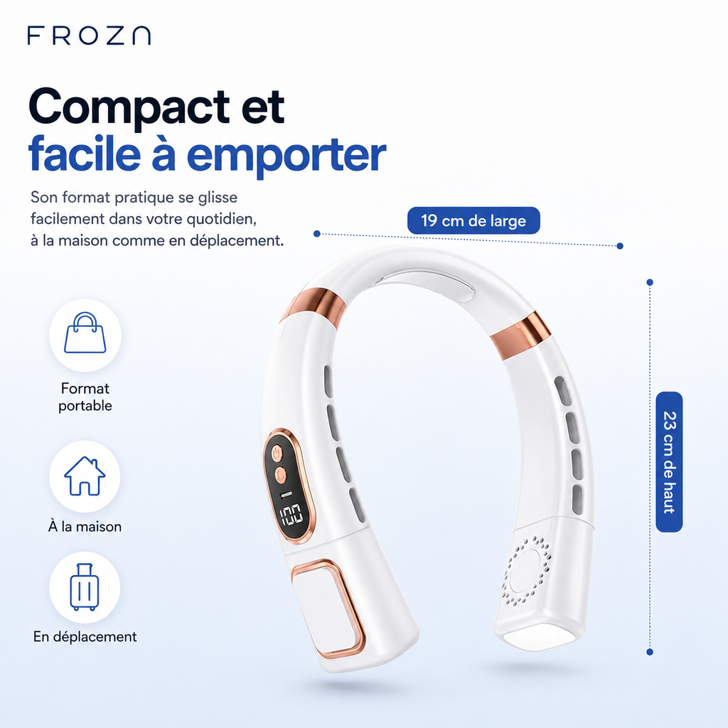 Froza – 360° Digital Neck Fan