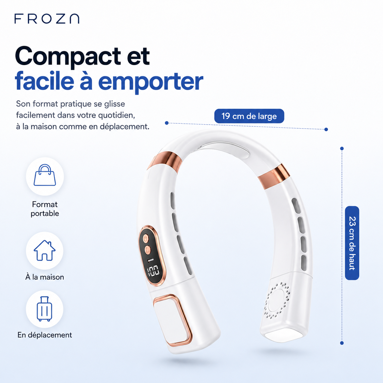Froza – 360° Digital Neck Fan