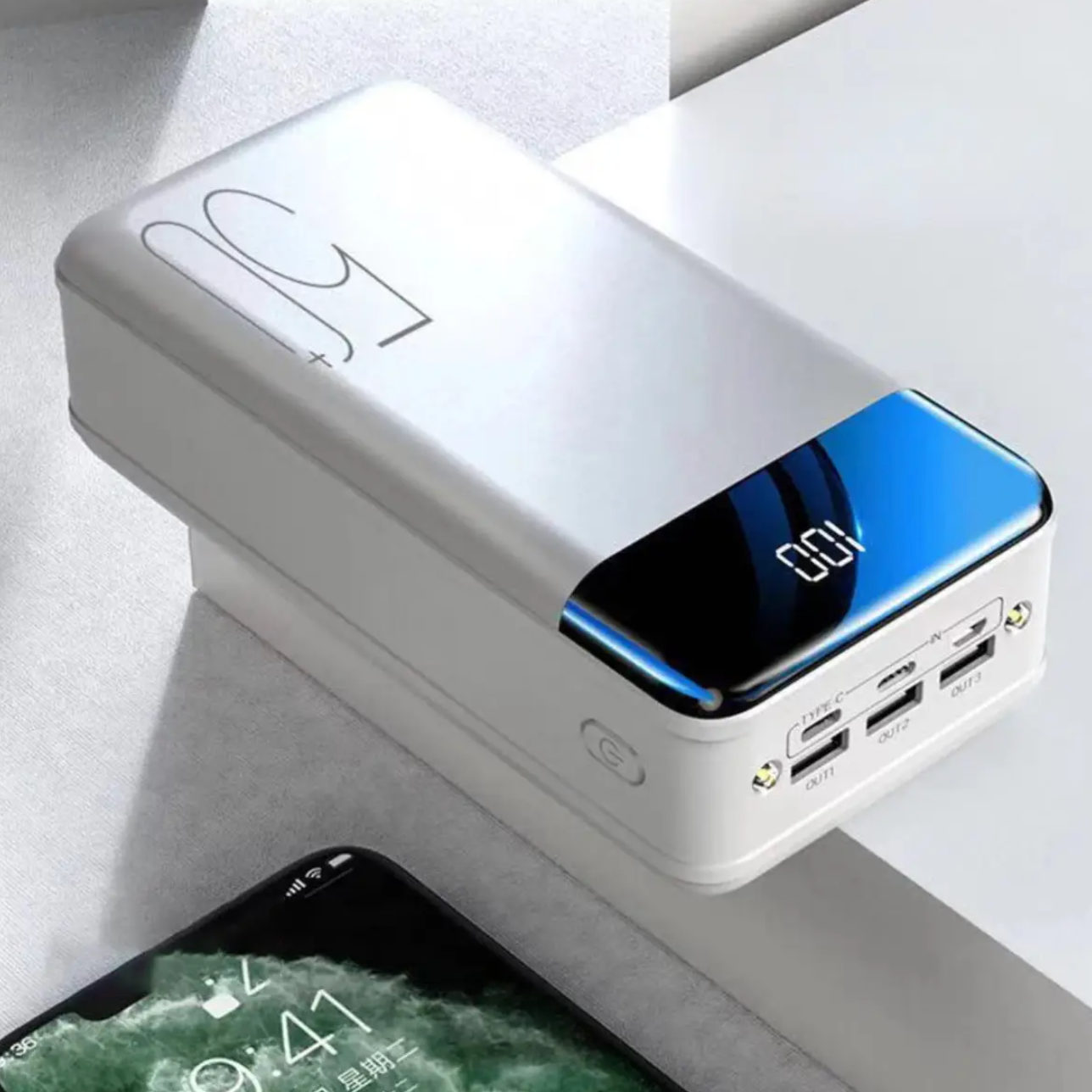 50,000mAh Ultra-High Capacity Power Bank with Super Fast Charging – Portable Charger for Phones, Tablets and Laptops