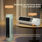 AeroBreeze Bladeless Fan | 360° Air Circulation with Ice-Cooling Breeze