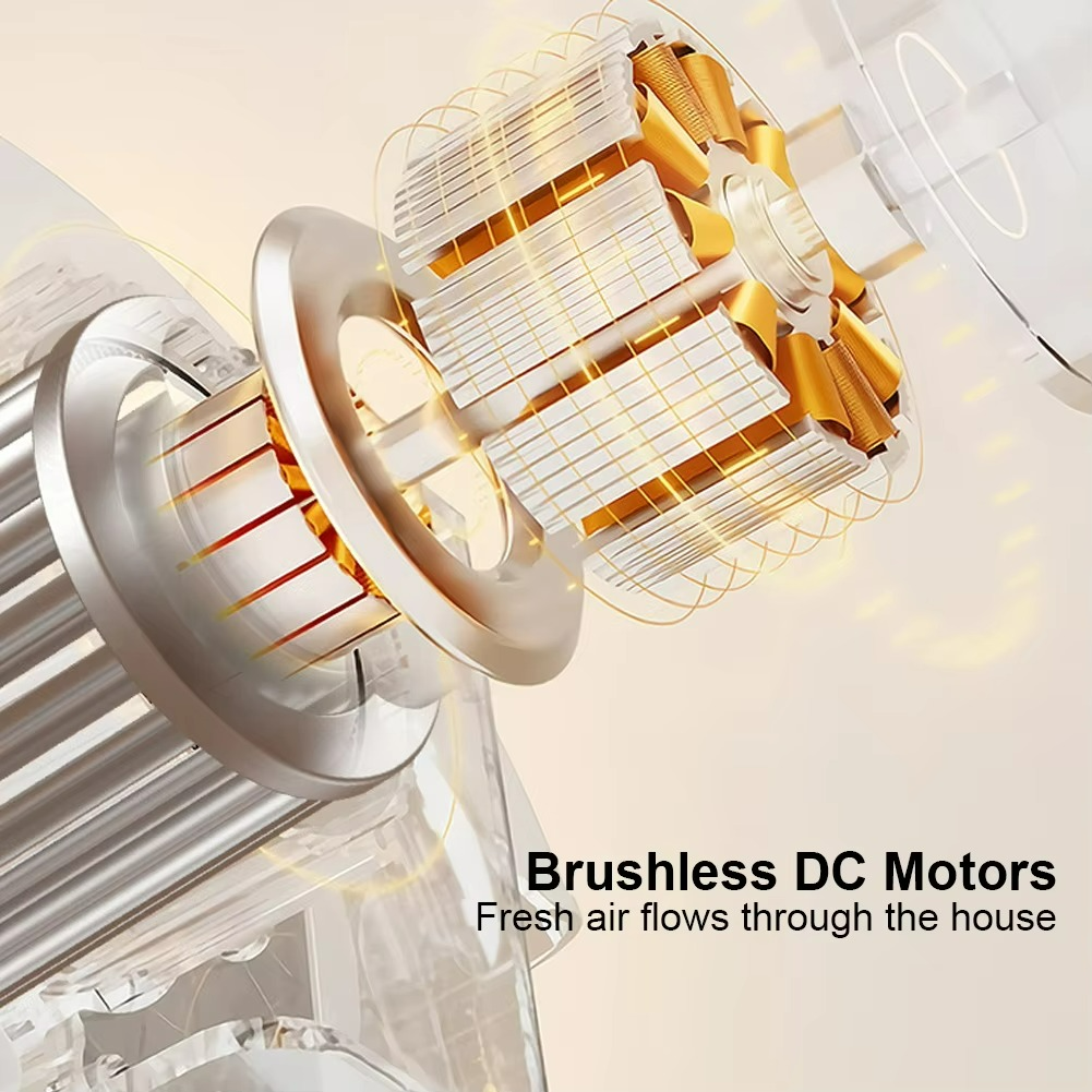 AeroBreeze Bladeless Fan | 360° Air Circulation with Ice-Cooling Breeze