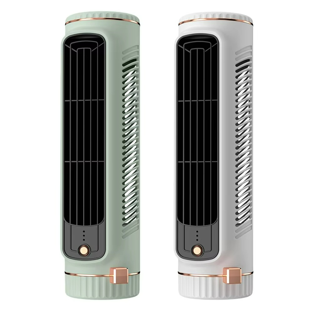 AeroBreeze Bladeless Fan | 360° Air Circulation with Ice-Cooling Breeze