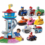 Paw Patrol Play Tower with Vehicles and Figures