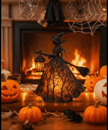 WitchGlow Lantern | Enchanting Halloween Light