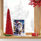 Adventskalender Katzenanhänger 2025 – Vintage 24-Tage Weihnachts Countdown mit Acryl Ornamenten-Zarado.uk
