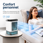 Portable Mini Air Conditioner Water-Cooled – USB Powered with Large Reservoir
