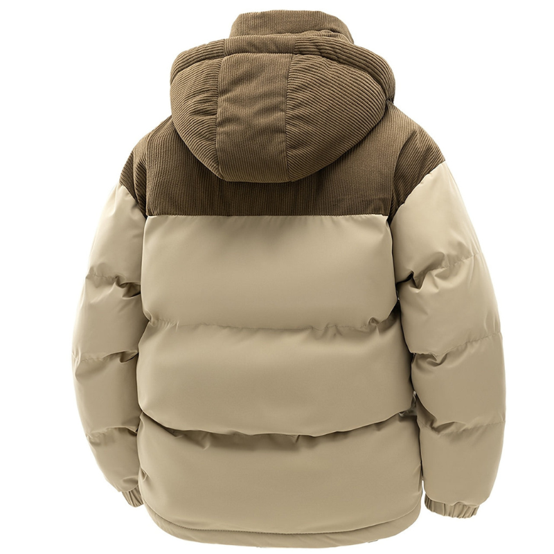 Men's Winter Jacket | Quilted Jacket with Hood | Warm & Windproof