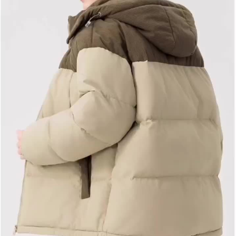Men's Winter Jacket | Quilted Jacket with Hood | Warm & Windproof