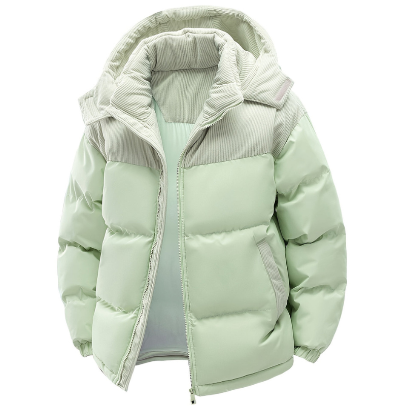 Men's Winter Jacket | Quilted Jacket with Hood | Warm & Windproof