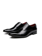 Men's Lace-Up Shoes | Genuine Leather | Polished Finish & Classic Design | Formal & Comfortable
