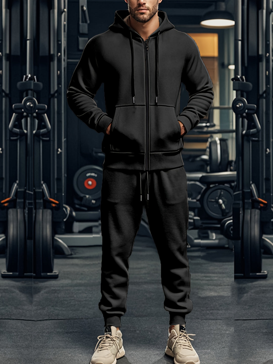 Men's Sports Set | Hoodie & Jogging Trousers | Comfortable & Casual | For Sports & Leisure