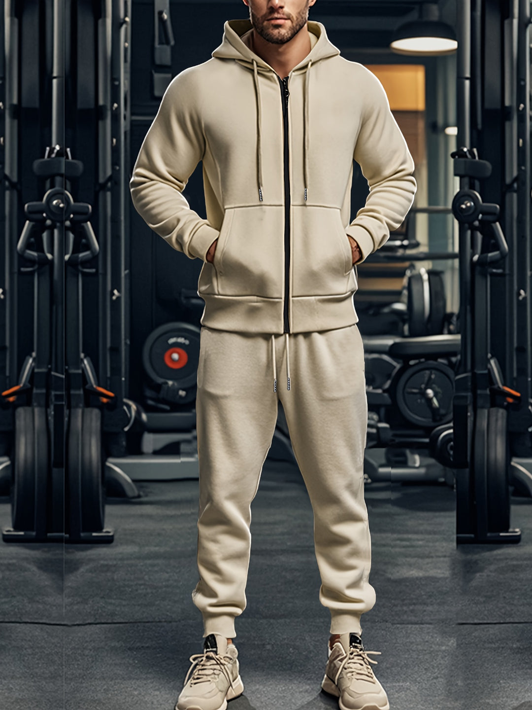 Men's Sports Set | Hoodie & Jogging Trousers | Comfortable & Casual | For Sports & Leisure