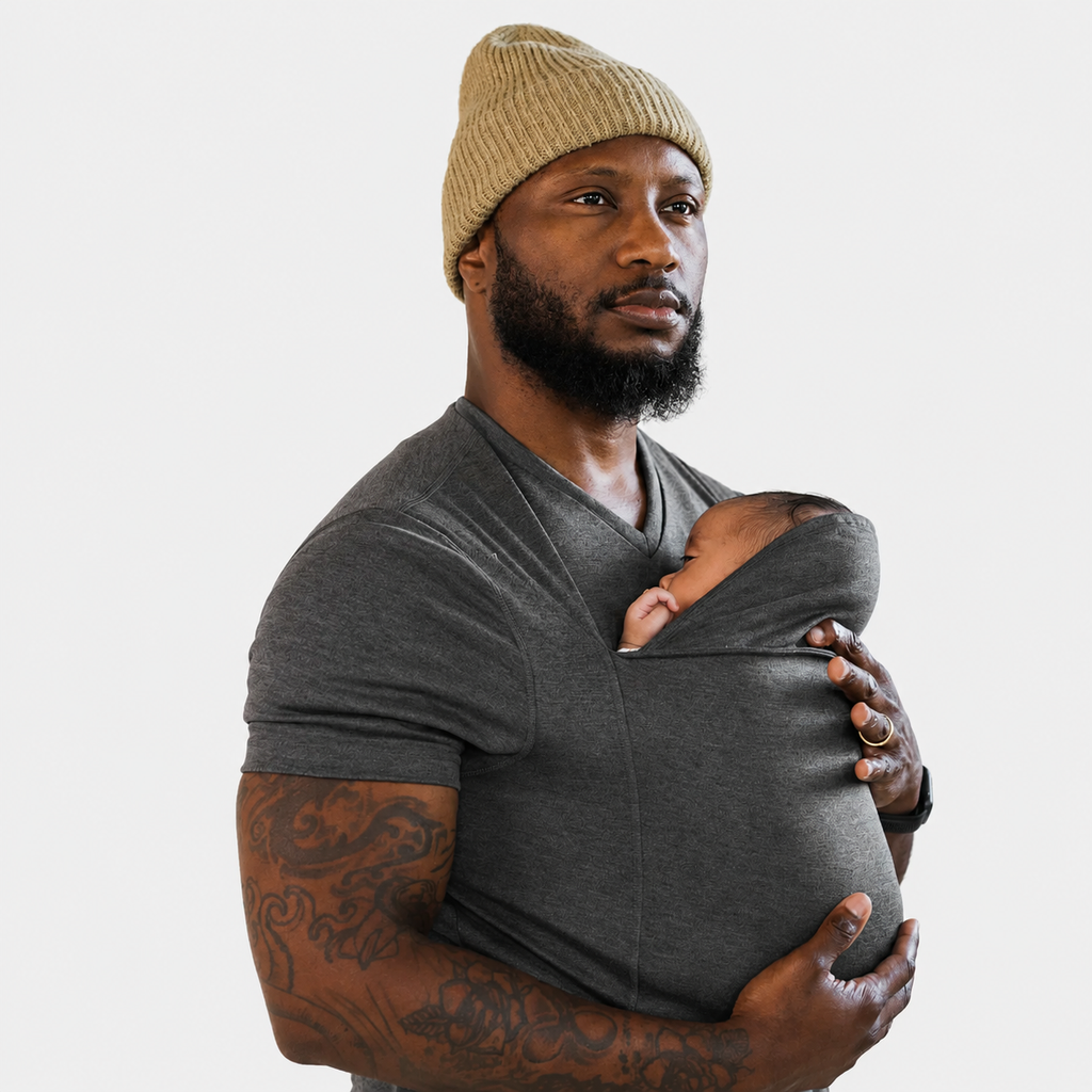Baby Carrier T Shirt for Newborn Comfort and Hands Free Carrying