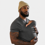 Baby Carrier T Shirt for Newborn Comfort and Hands Free Carrying