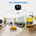 Wireless Mini Security Camera with HD Night Vision and Motion Detection
