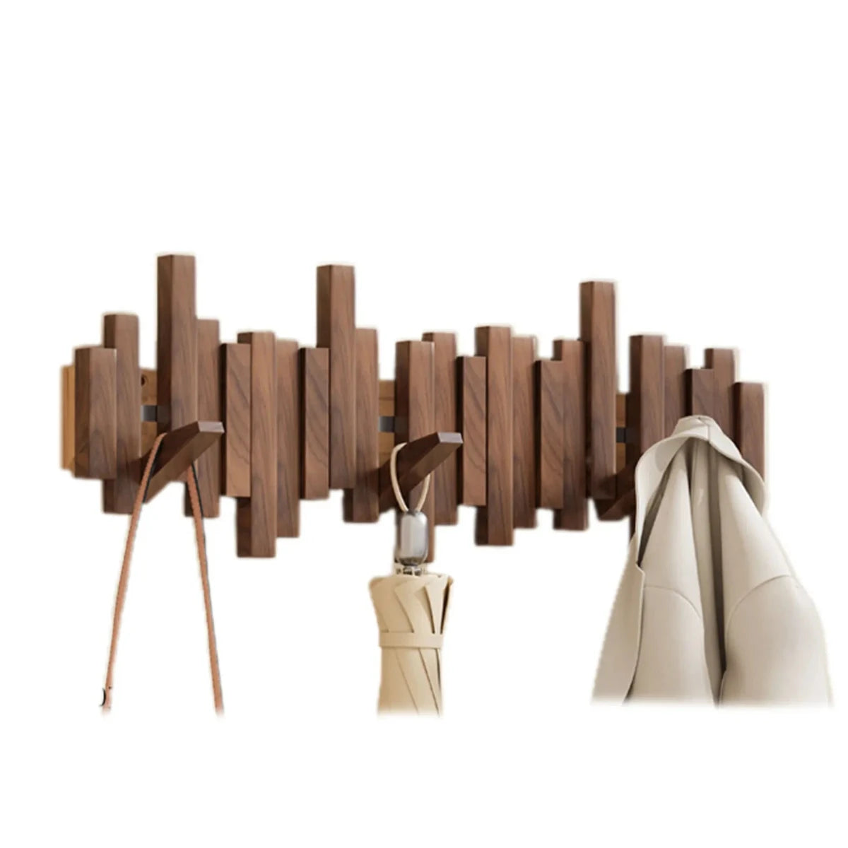 Piano Coat Rack | Walnut or Beech Wood for Coats