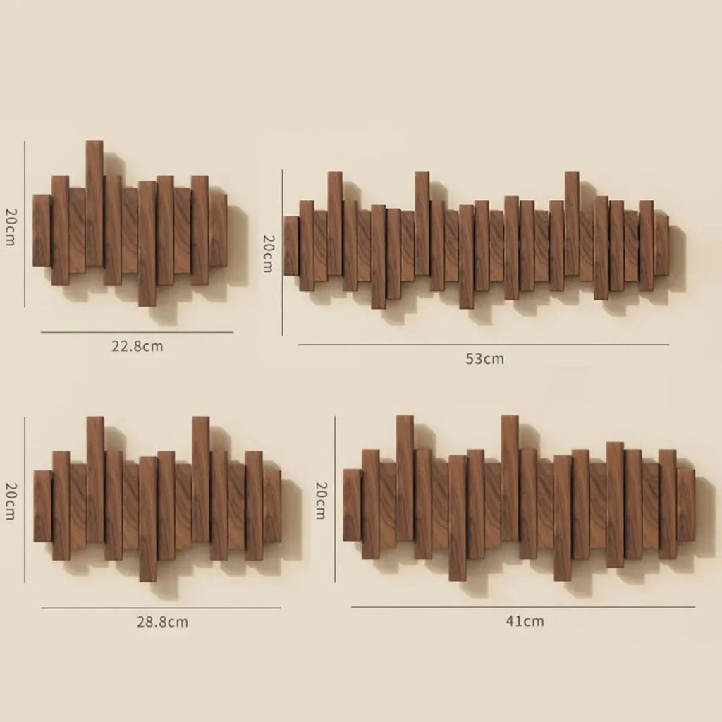 Piano Coat Rack | Walnut or Beech Wood for Coats