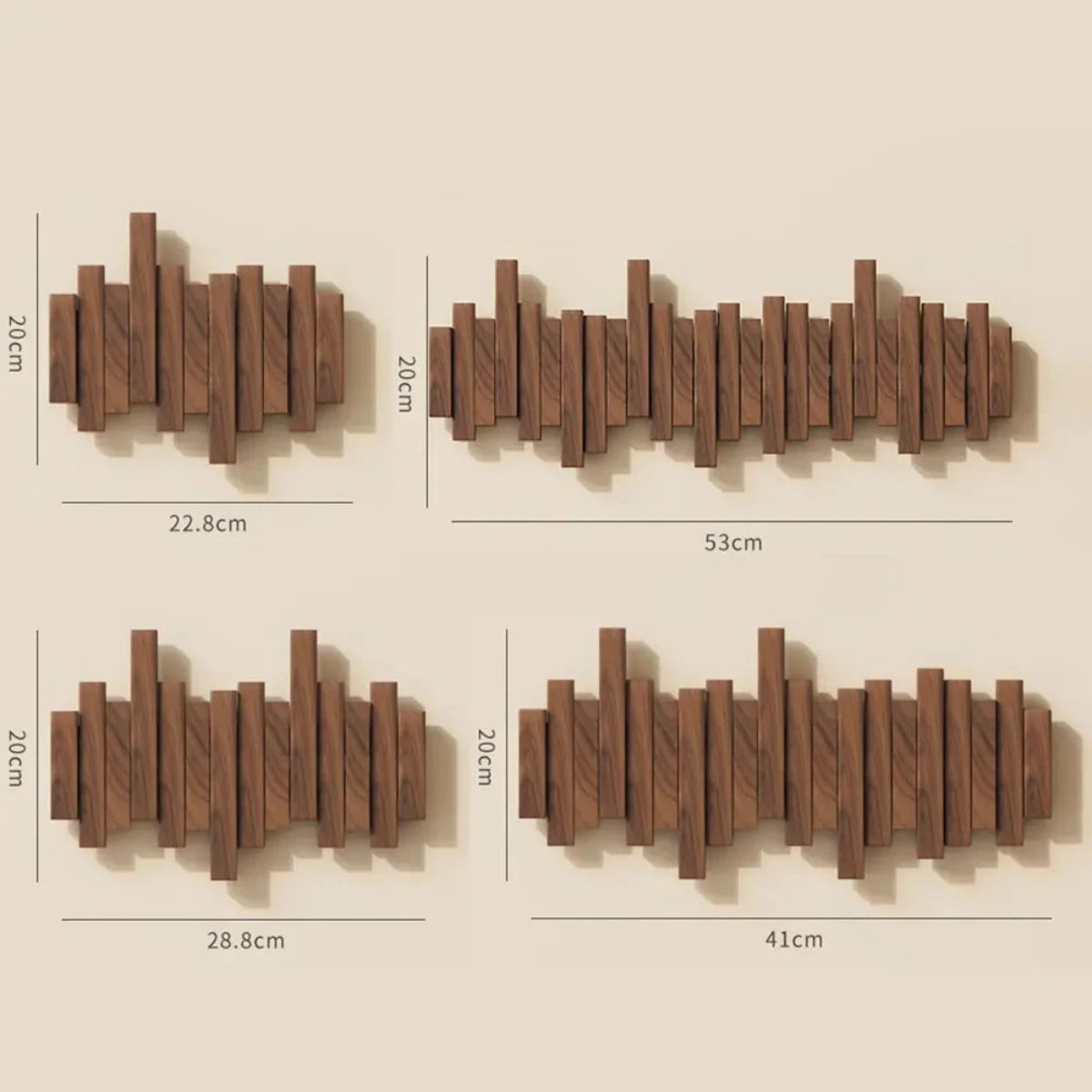 Piano Coat Rack | Walnut or Beech Wood for Coats