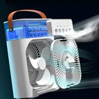 3-in-1 Air Cooler, Humidifier & Air Purifier – Portable Air Conditioning for Indoor Use with LED Light