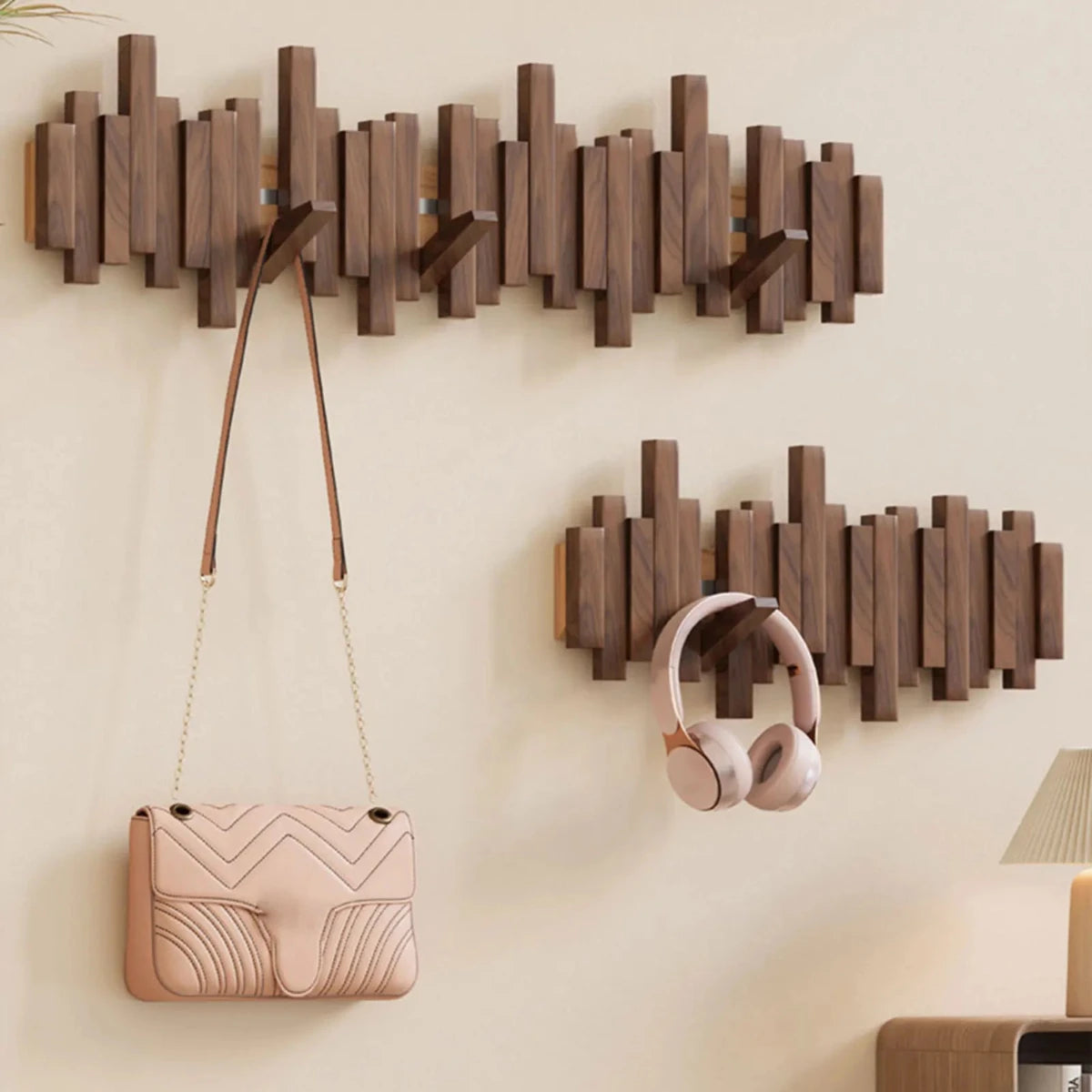 Piano Coat Rack | Walnut or Beech Wood for Coats