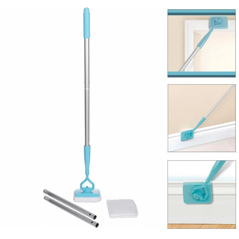 EdgeMaster | Retractable Steel Floor Cleaning Mop