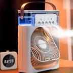 3-in-1 Air Cooler, Humidifier & Air Purifier – Portable Air Conditioning for Indoor Use with LED Light