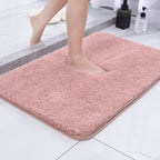 Anti-Slip Bath Mat Quick-Drying Microfibre 50 x 80 cm Luxury Comfort Safety