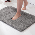 Anti-Slip Bath Mat Quick-Drying Microfibre 50 x 80 cm Luxury Comfort Safety