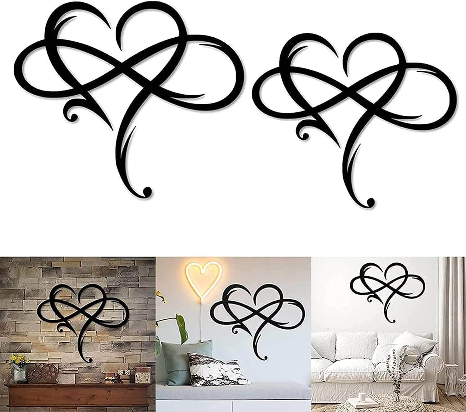 Frendorf Infinity Heart Wall Decoration Symbol of Eternal Love