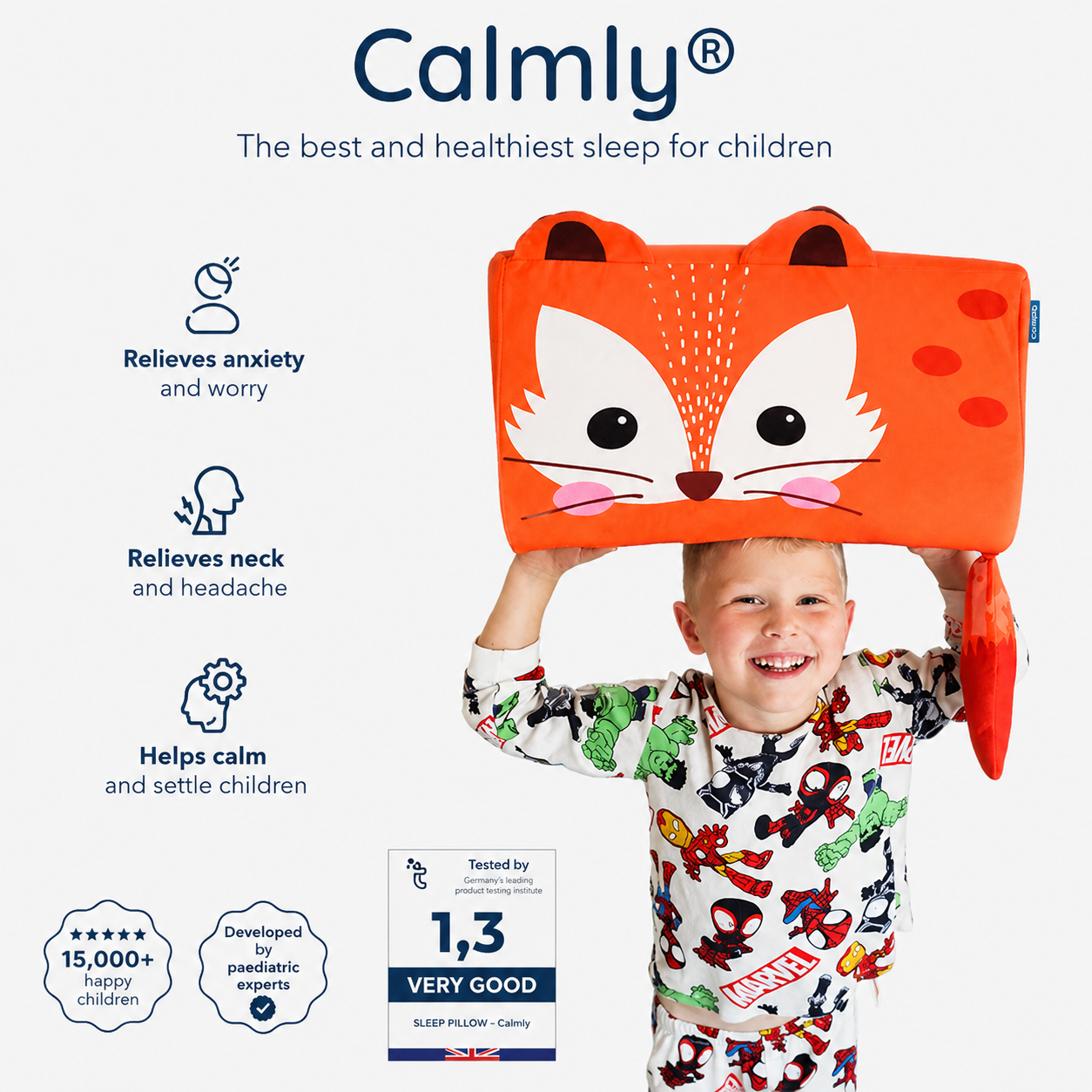 Toddler Comfort Pillow Soft Support for Restful Nights