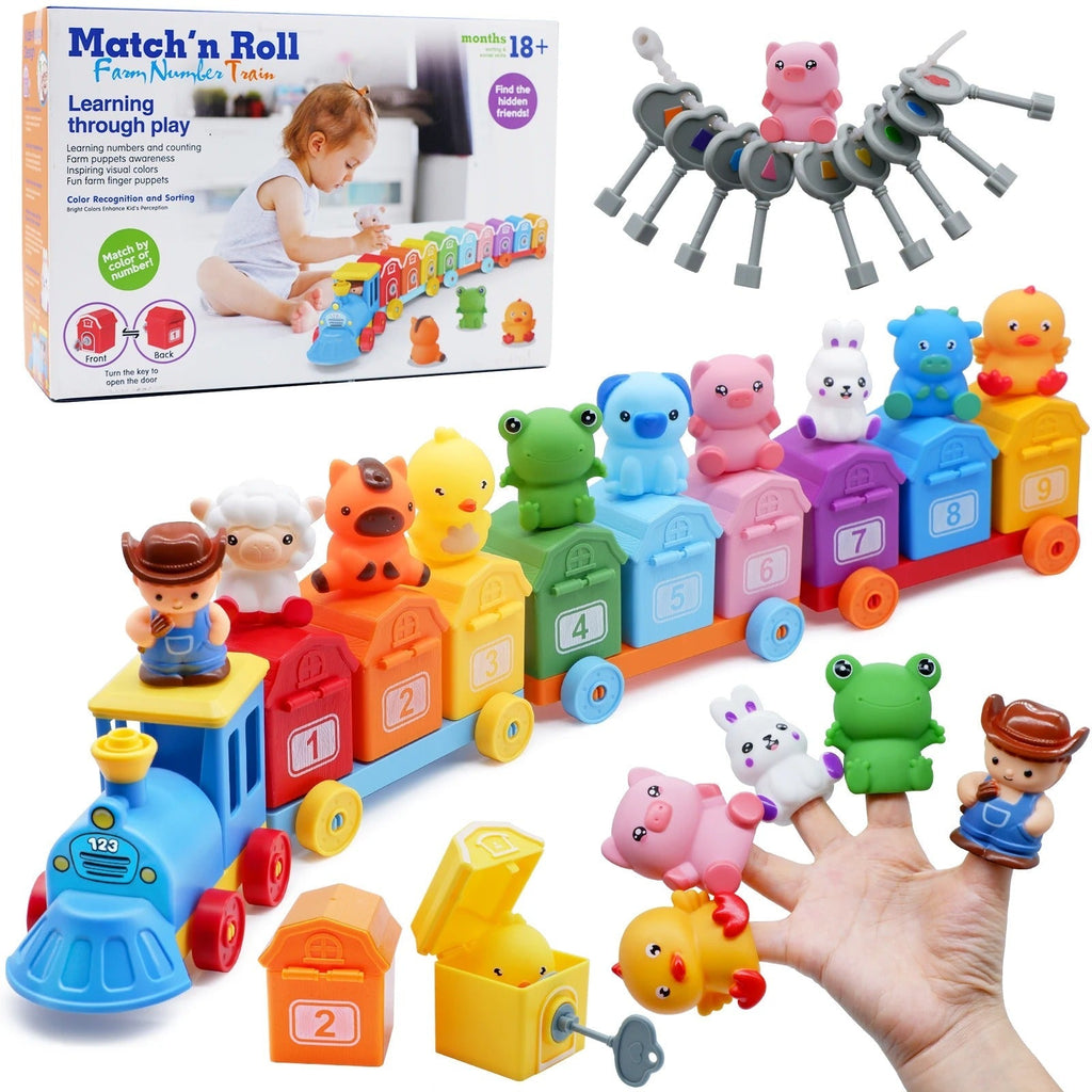 Montessori Farm Learning Cart Children's Toy