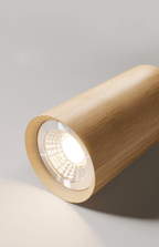 Adjustable Wooden Ceiling Lamp Minimalist Solid Wood