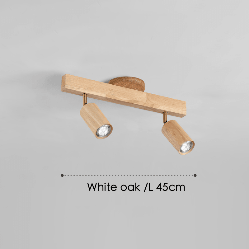 Adjustable Wooden Ceiling Lamp Minimalist Solid Wood