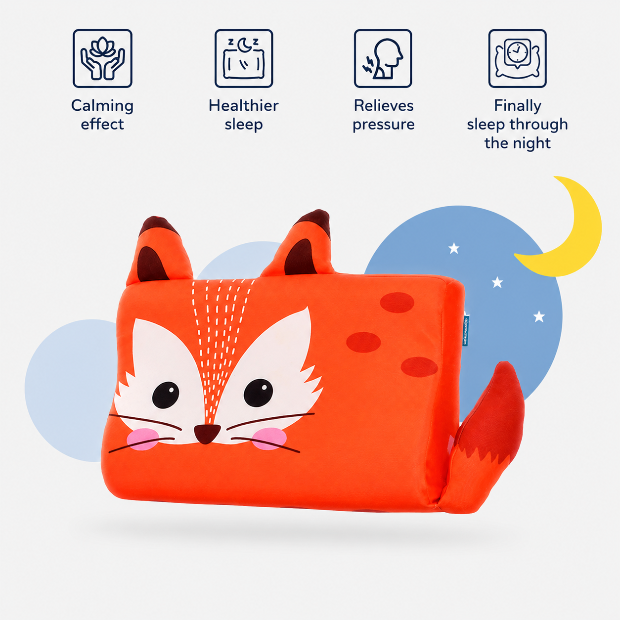 Toddler Comfort Pillow Soft Support for Restful Nights
