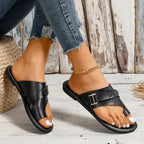 Women's Orthopaedic Hallux Valgus Correction Leather Sandals