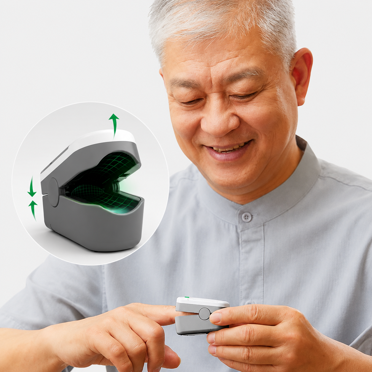 Compact Pulse Oximeter with OLED Display