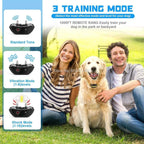 Dogreat Electronic Dog Training Collar Shock Pet Remote Control Waterproof Rechargeable for All Sizes Vibration Bark Stop Collars