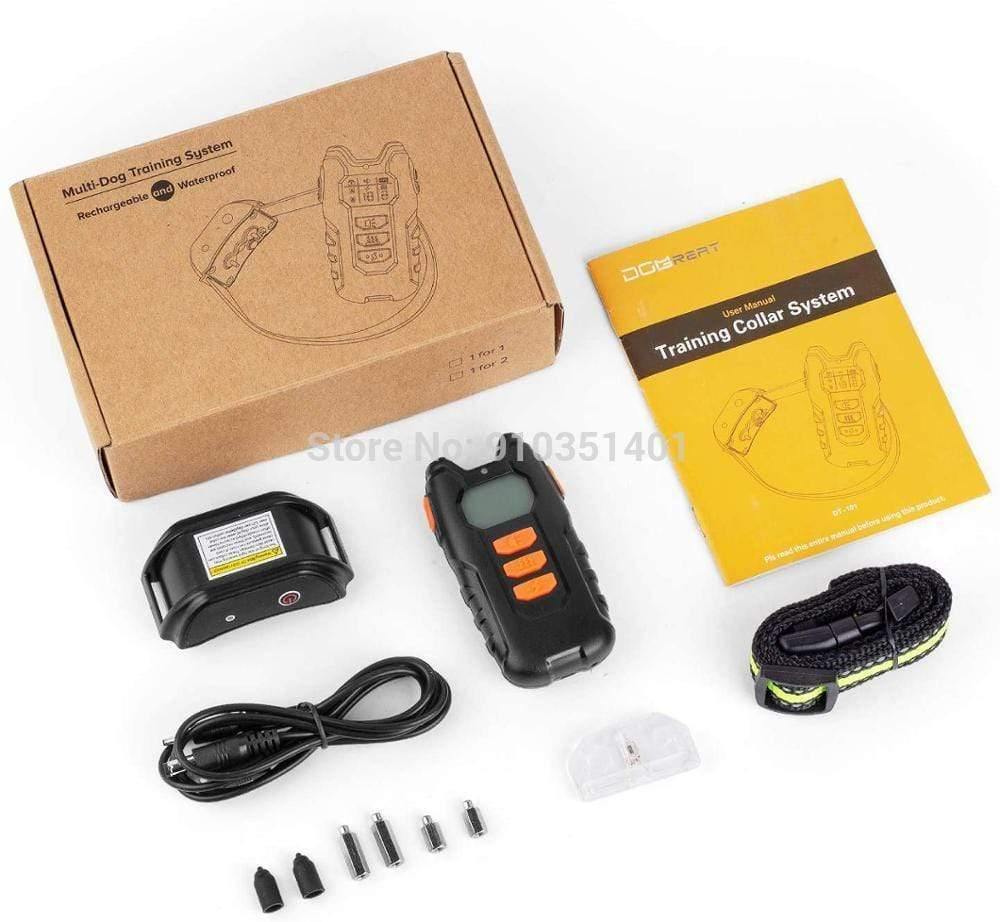 Dogreat Electronic Dog Training Collar Shock Pet Remote Control Waterproof Rechargeable for All Sizes Vibration Bark Stop Collars