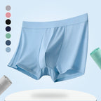 4 Pieces Men's Ice Satin Antibacterial Breathable Boxers