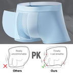 4 Pieces Men's Ice Satin Antibacterial Breathable Boxers