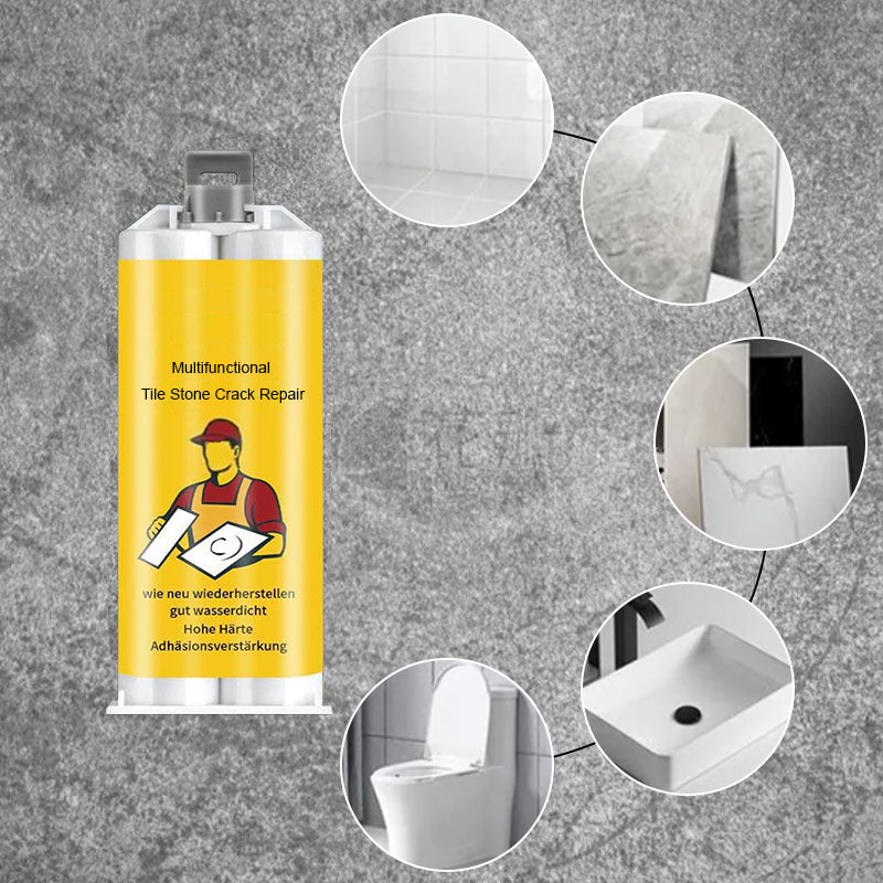 LuxuraFix Tile and Stone Repair Kit | High-Quality Set for Effortless Repair of Tiles and Stone Breakages